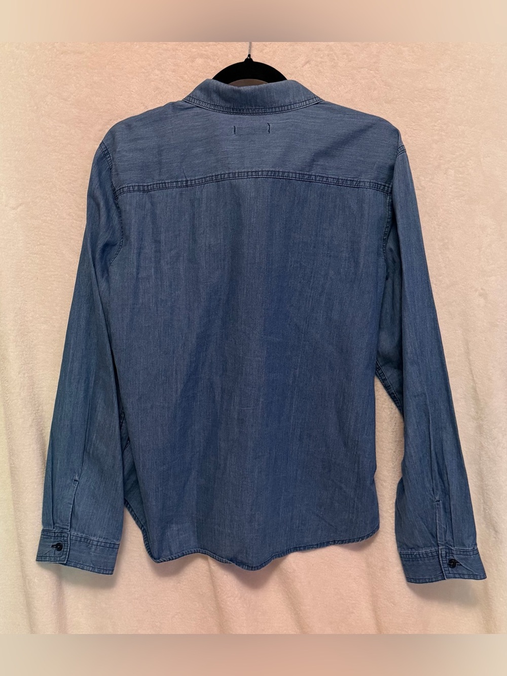 Old Navy Women’s Denim Button-Up Shirt Jacket - Blue Size XL - Picture 5 of 5
